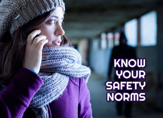 Intimidated while Walking Alone? Know your Safety Norms