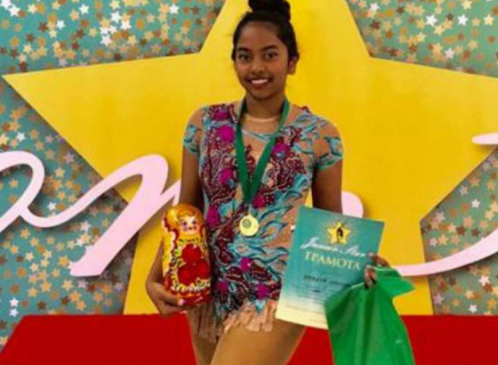 Rhythmic gymnast Ananya becomes the first Indian to win gold and silver medals in Moscow